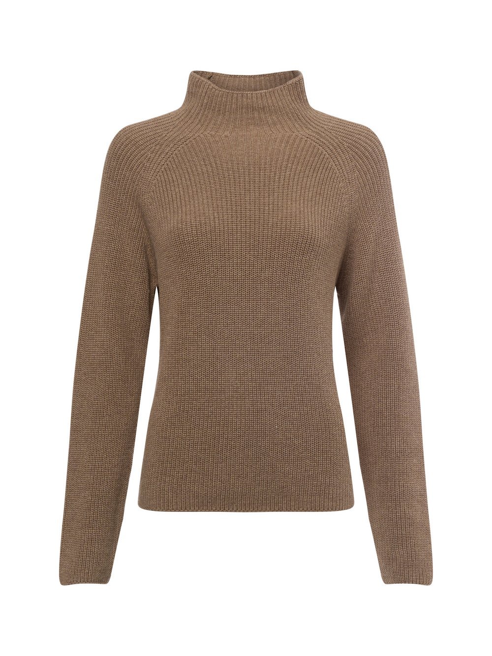 Marc O'Polo Sweter damski z dzianiny Kobiety Bawełna brązowy jednolity, S