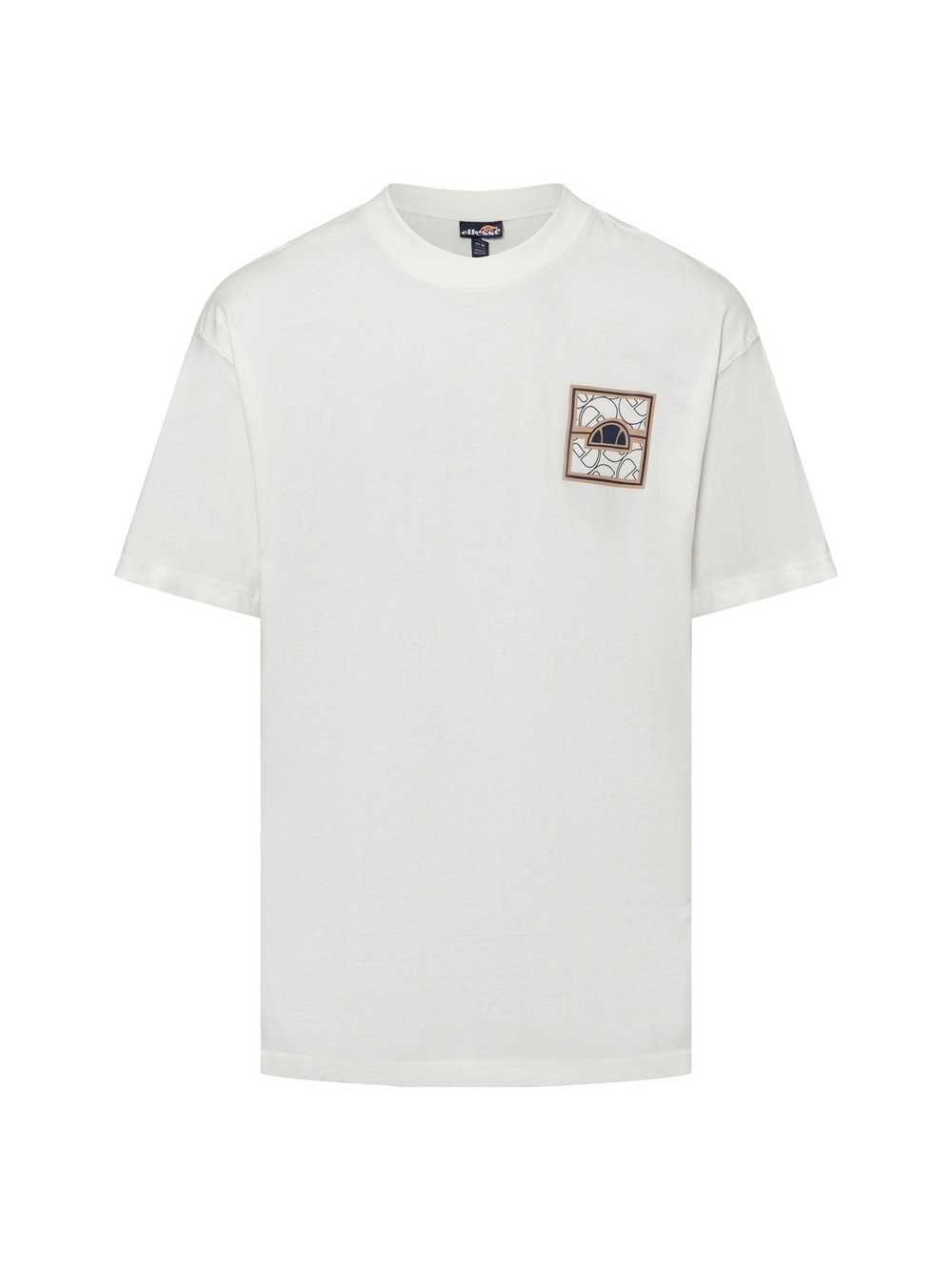 ellesse Koszulka męska - Peroli Tee Mężczyźni Bawełna biały wzorzysty, S