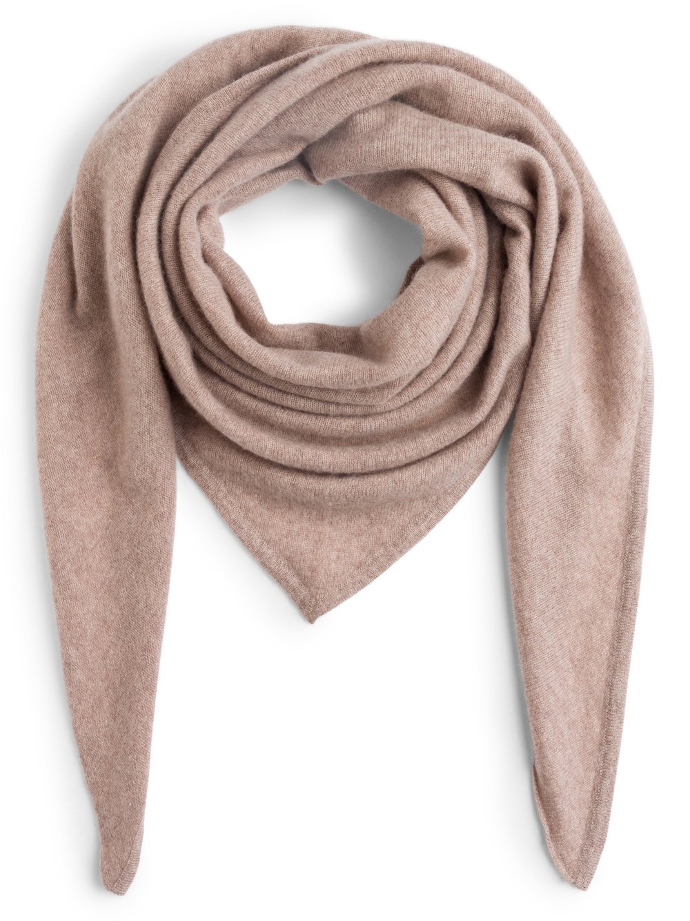 Marie Lund Szalik damski Kobiety Kaszmir brązowy jednolity, ONE SIZE