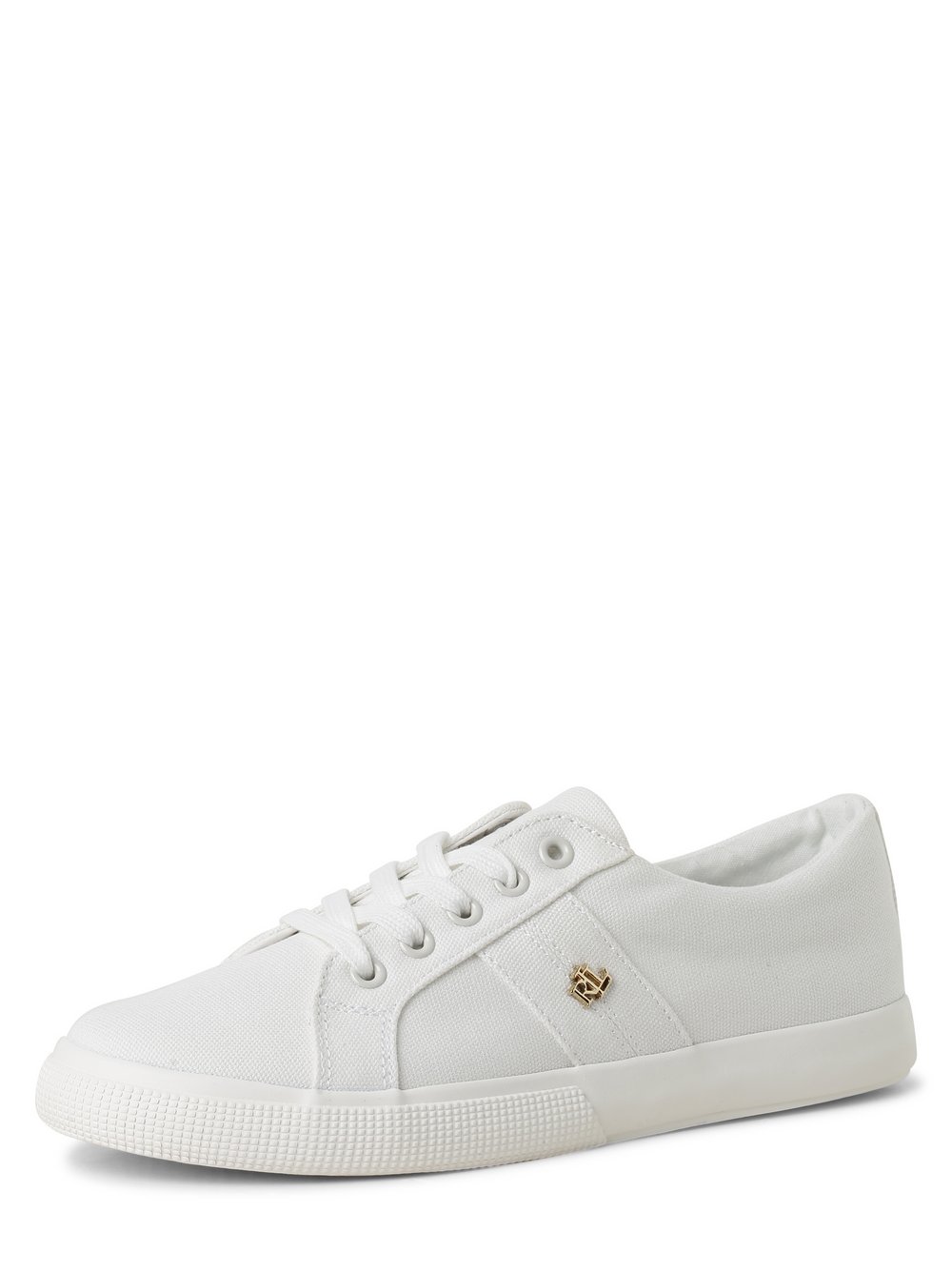 Lauren Ralph Lauren Tenisówki Kobiety Tekstylia biały jednolity, 7