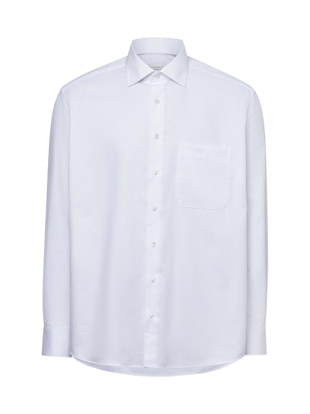 Eterna Comfort Fit Męska koszula biznesowa Mężczyźni Comfort Fit Bawełna biały jednolity, 40