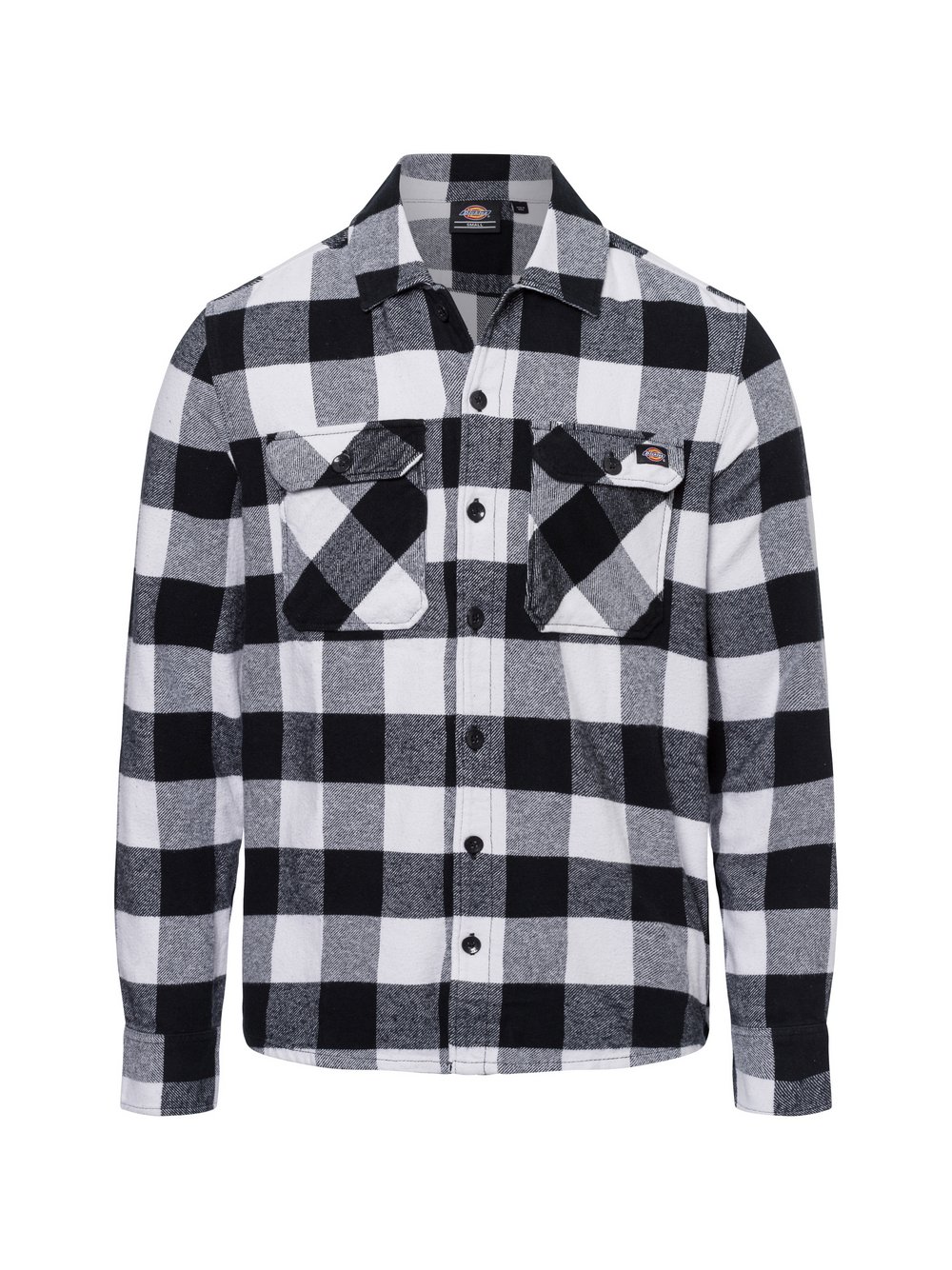 Dickies Koszula męska - Nowe Sacramento Mężczyźni Regular Fit Bawełna czarny w kratkę, S