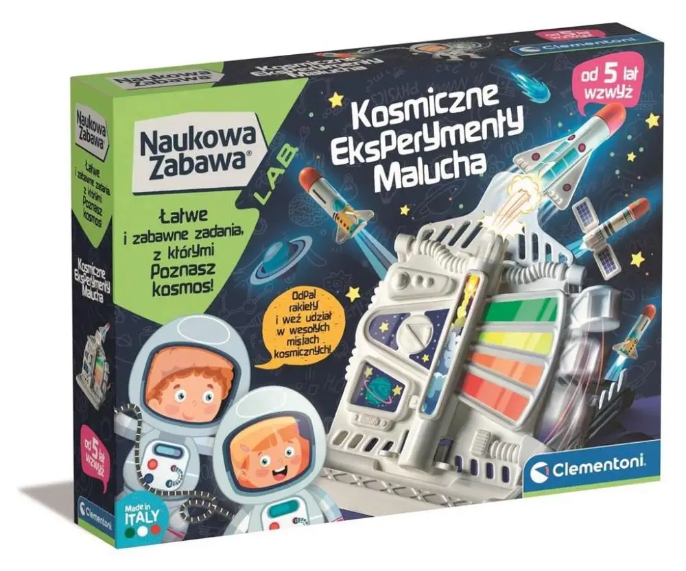 Naukowa zabawa. Kosmiczne eksperymenty malucha - Clementoni