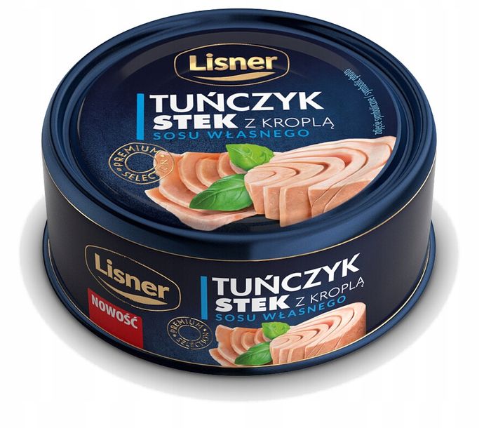 Lisner Tuńczyk stek z kroplą sosu własnego 120 g