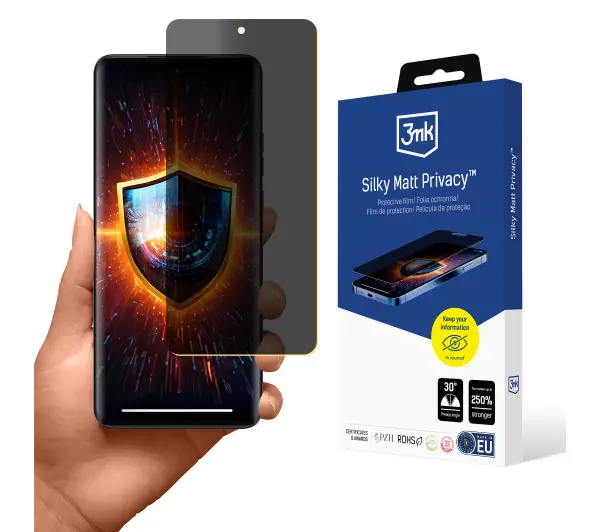 3mk Silky Matt Privacy do Motorola Edge 50 Pro