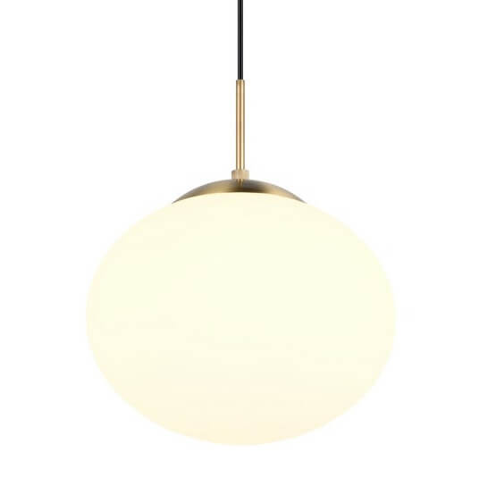 Lampa wisząca nad wyspę FOMENTO 363100108 Trio zwis bańka biały złoty