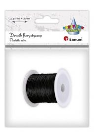 Drucik florystyczny 0,3mm 20m czarny