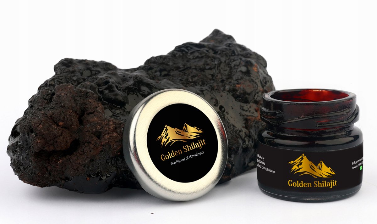 Mumio Shilajit Golden, Himalajskie 100% czyste JAKOŚĆ PREMIUM, 10g