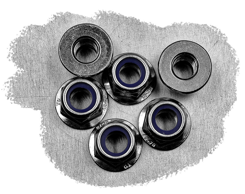 M5 NAKRĘTKA KOŁNIERZOWA SAMOHAMOWNA inox NIERDZEWNA A2 6926 (10)