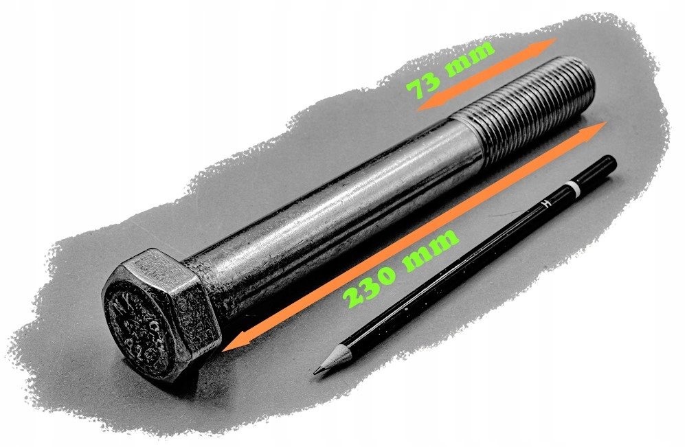 M16x230 ŚRUBA SZEŚCIOKĄTNA NIERDZEWNA A2 931 (1)