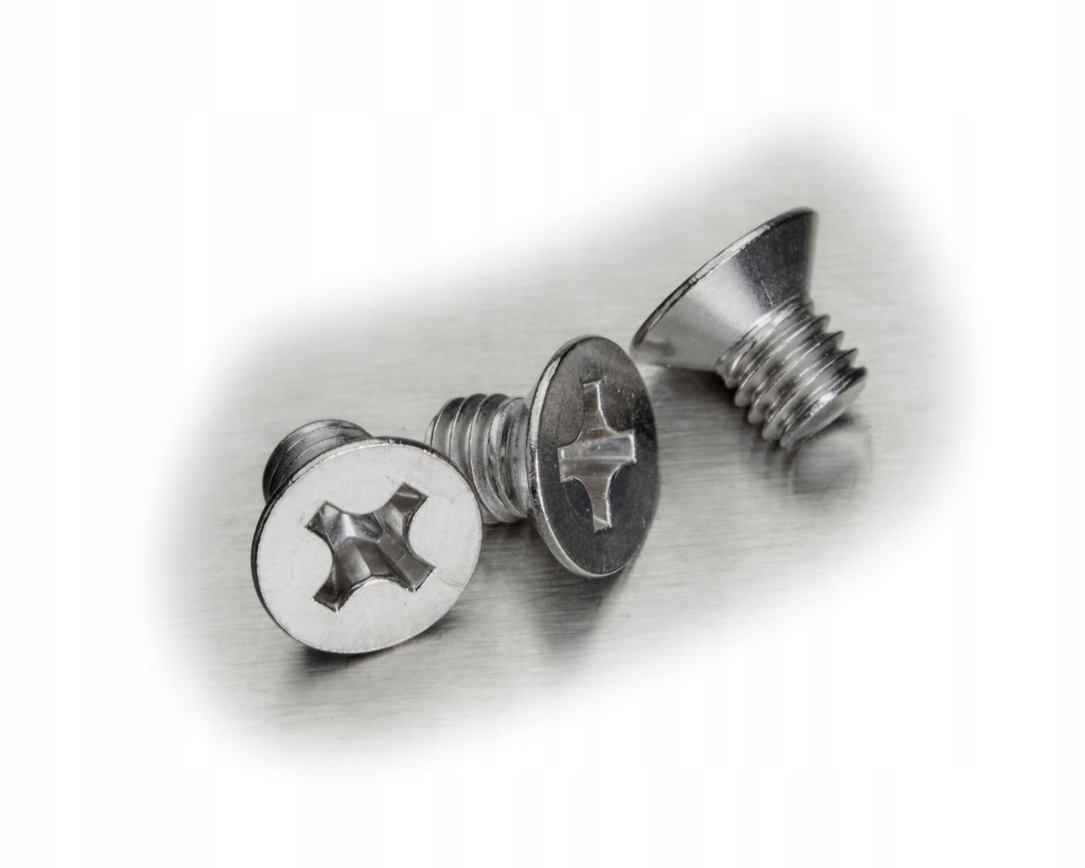 M3x4 ŚRUBA STOŻKOWA KRZYŻAK NIERDZEWNA A2 965 (50)