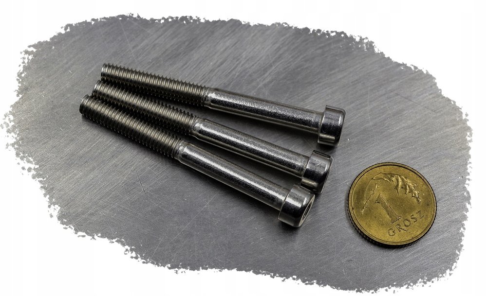 M4x45 ŚRUBA IMBUSOWA WALCOWA NIERDZEWNA A2 912(10)