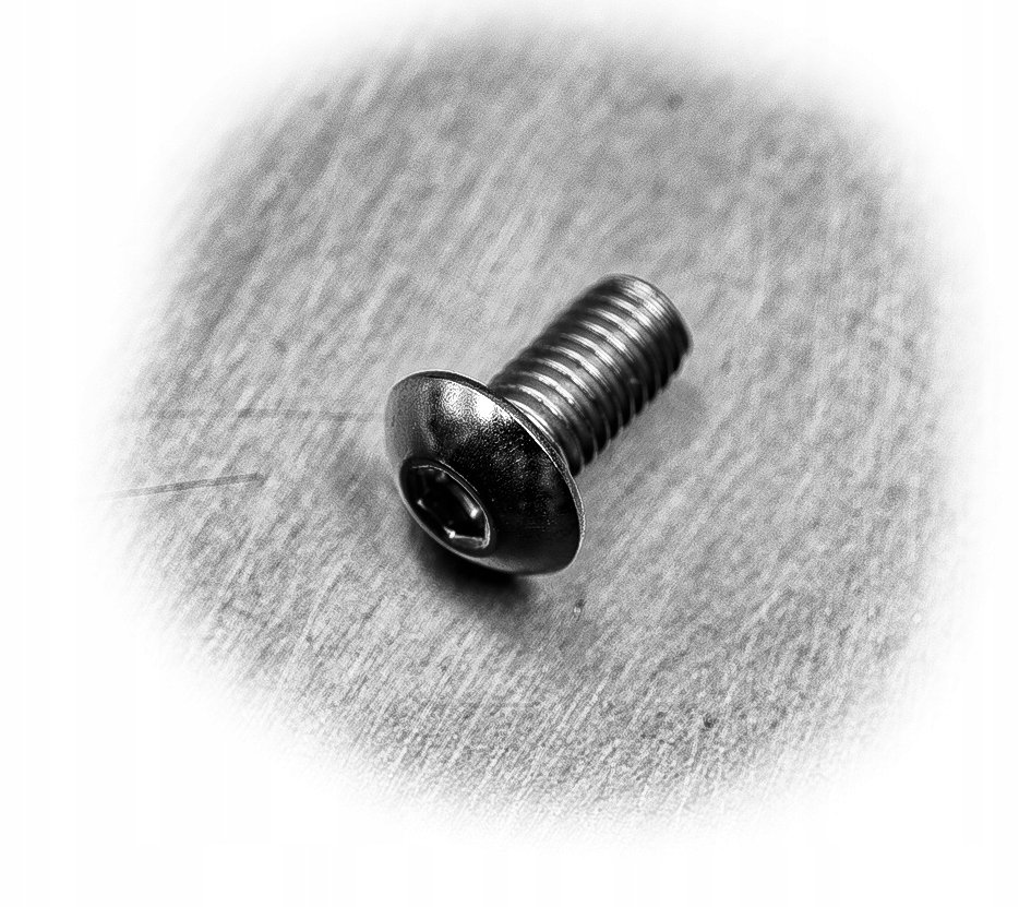 M4x10 Śruba KULISTA imbus AMPULOWA NIERDZEWNA A2 7380 (50)