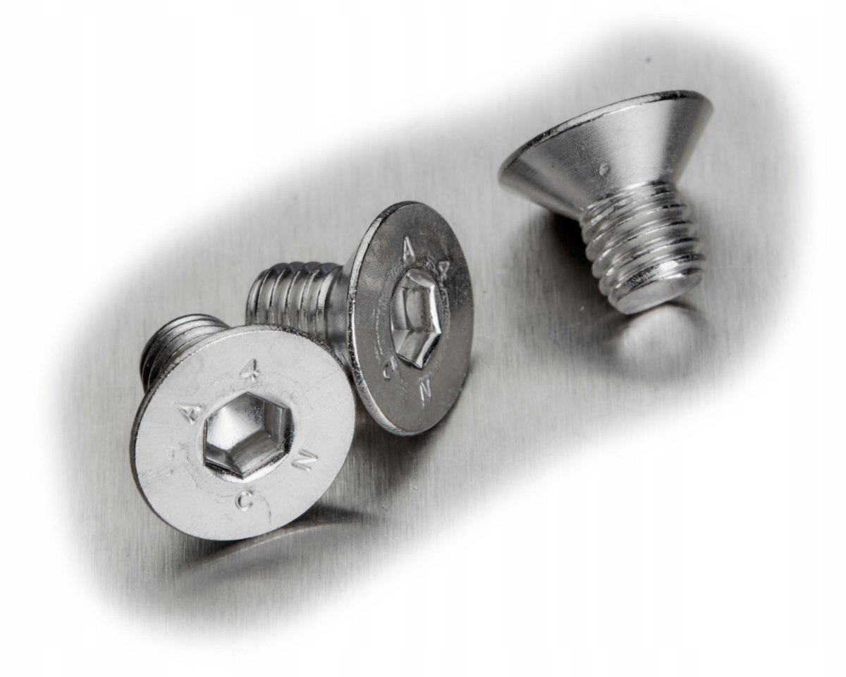 M8x12 ŚRUBA STOŻKOWA IMBUS NIERDZEWNA A4 7991 (10)