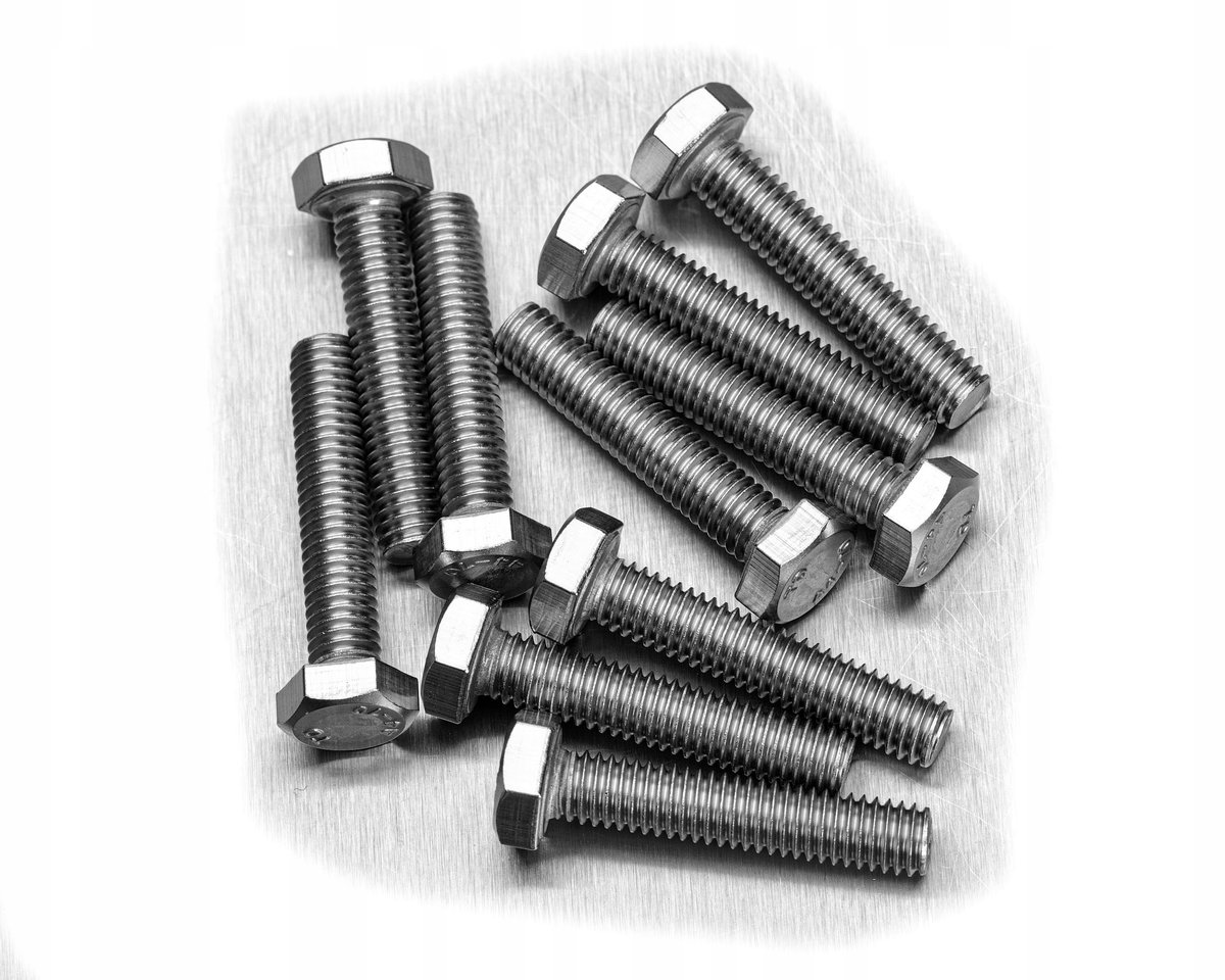 M6x30 ŚRUBA NA KLUCZ SZEŚCIOKĄTNA KWASOODPORNA inox nierdzewna A4 933 (10)