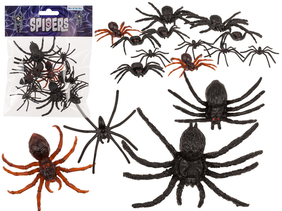 Zestaw Pająków – Idealna Dekoracja na Halloween i Imprezy Grozy