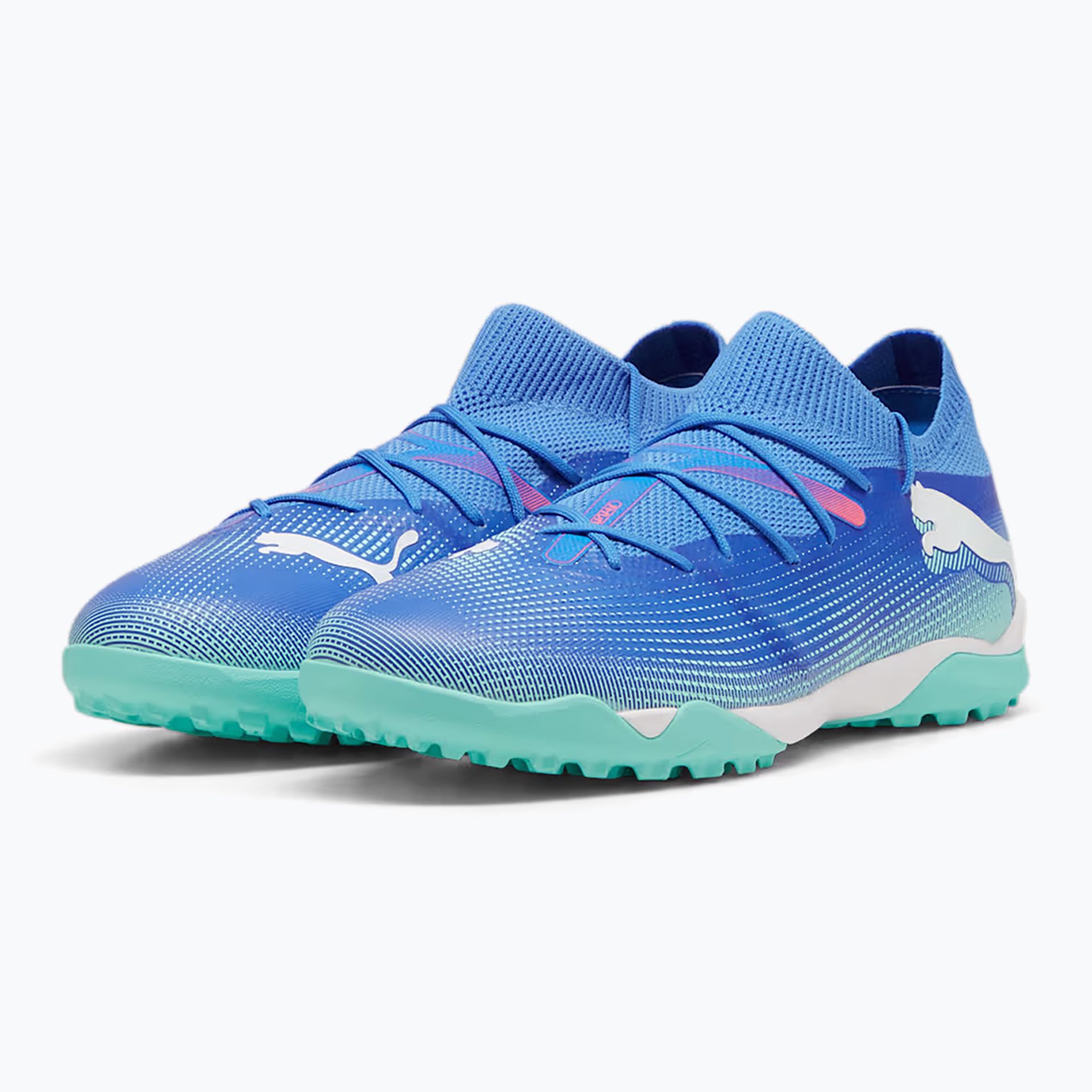 Buty piłkarskie PUMA Future 7 Match TT bluemazing/puma white/electric peppermint WYSYŁKA W 24H 30 DNI NA ZWROT