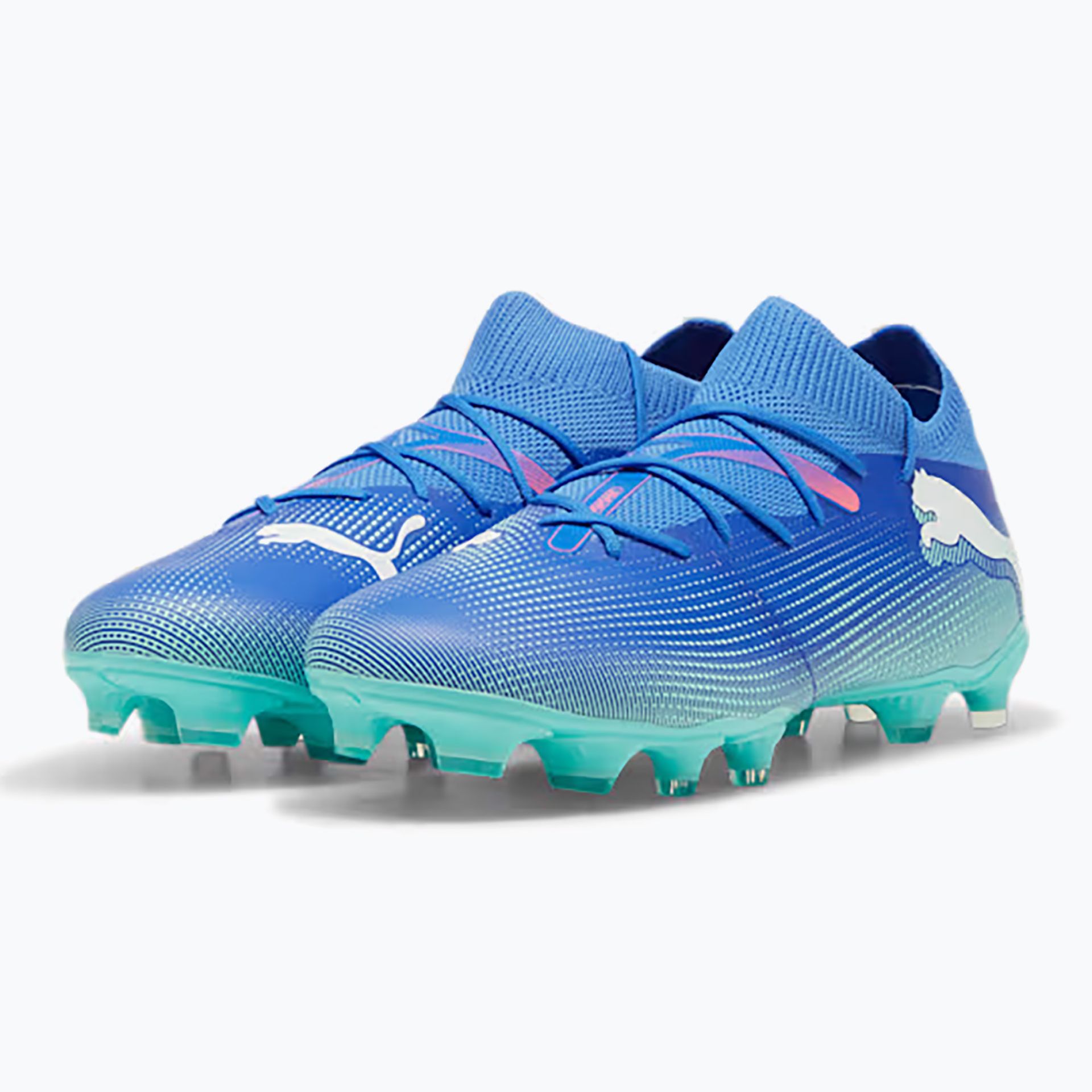 Buty piłkarskie PUMA Future 7 Match FG/AG bluemazing/puma white/electric peppermint WYSYŁKA W 24H 30 DNI NA ZWROT