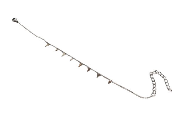 BRANSOLETKA KRZYŻ KRZYŻYKI SREBRNA STAL