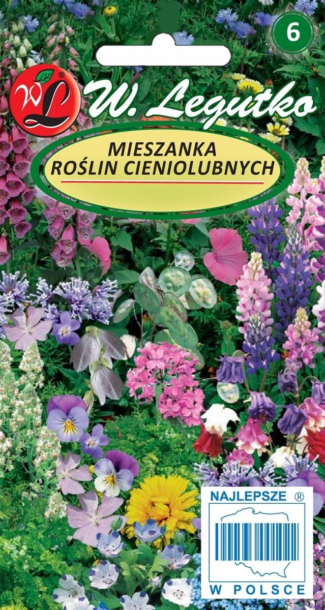 MIESZANKA ROŚLIN CIENIOLUBNYCH BYLINOWA 1 G