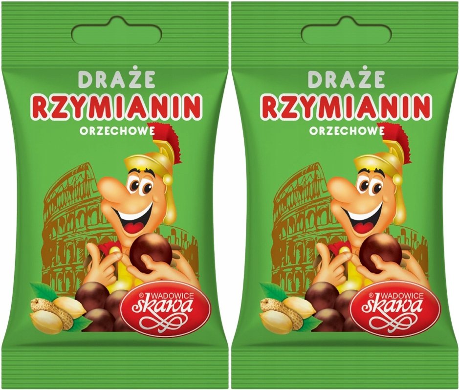 Skawa Draże Cukierki orzechowe Rzymianie 70g x 2 | Zestaw Dwupak