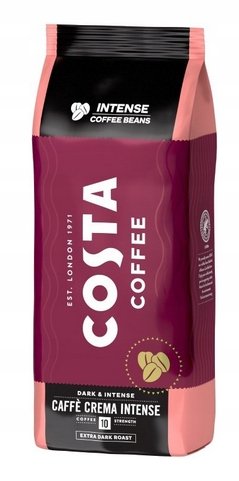 Kawa ziarnista mieszana Costa Coffee Crema INTENSE 1 kg