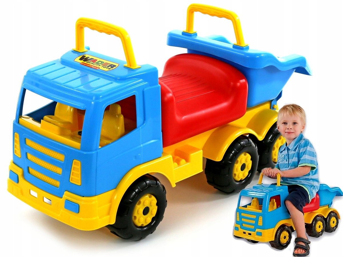 Wader JEŹDZIK PCHACZ 3W1 Mega DUŻA WYWROTKA Auto