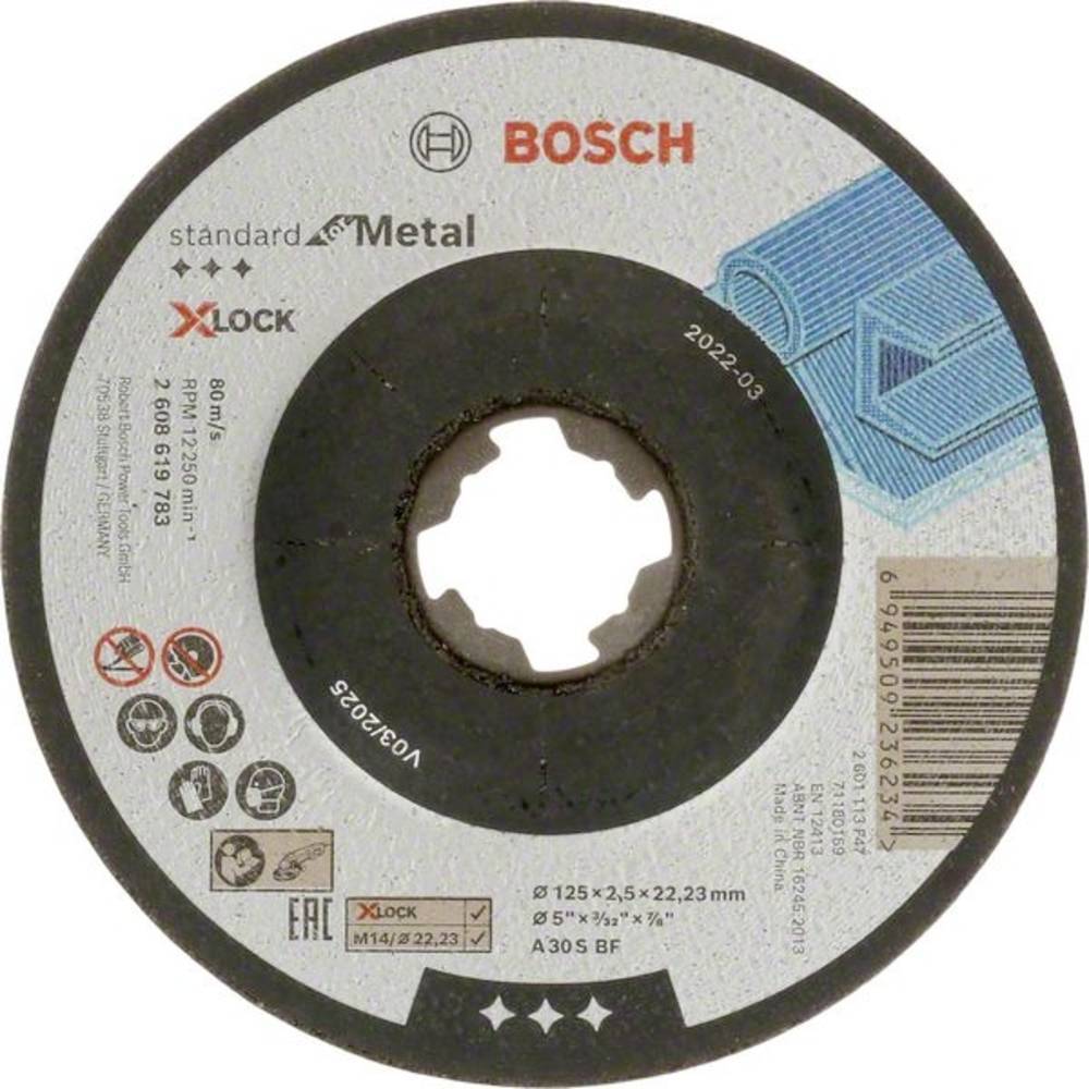 Tarcza do cięcia metalu 125x22,23 mm Bosch 2608619783