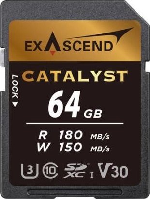 Karta ExAscend Catalyst SDXC 64 GB Class 10 UHS-I/U3 V30 EX64GSDU1