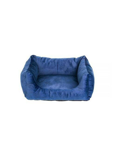 FERA Glamour sofa legowisko prostokątne niebieskie XL 75x85x29 cm