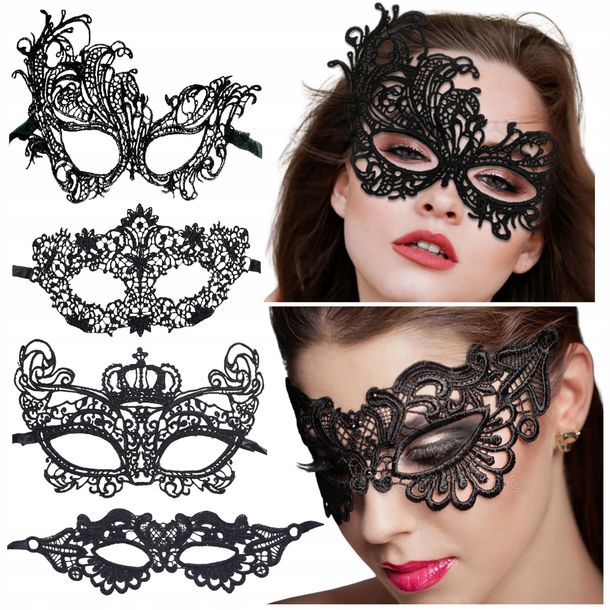 Seksowna Koronkowa Opaska Na Oczy Maska Panieńskie