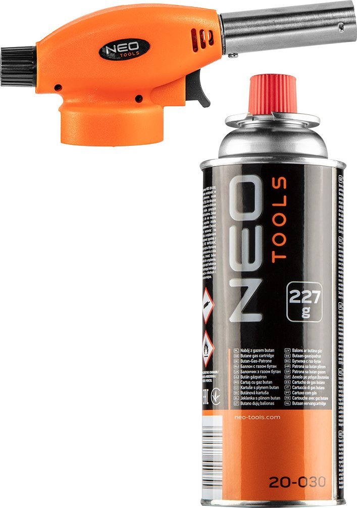 Neo Palnik gazowy nakręcany + nabój z gazem butan, 227g
