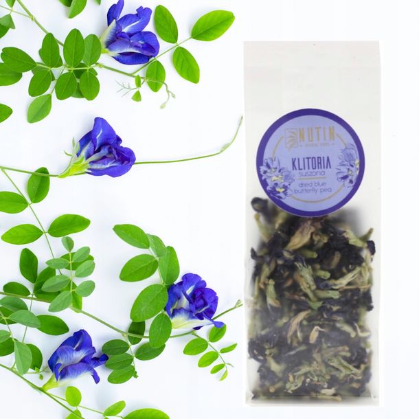 Klitoria butterfly pea-niebieska herbata 20g Nutin