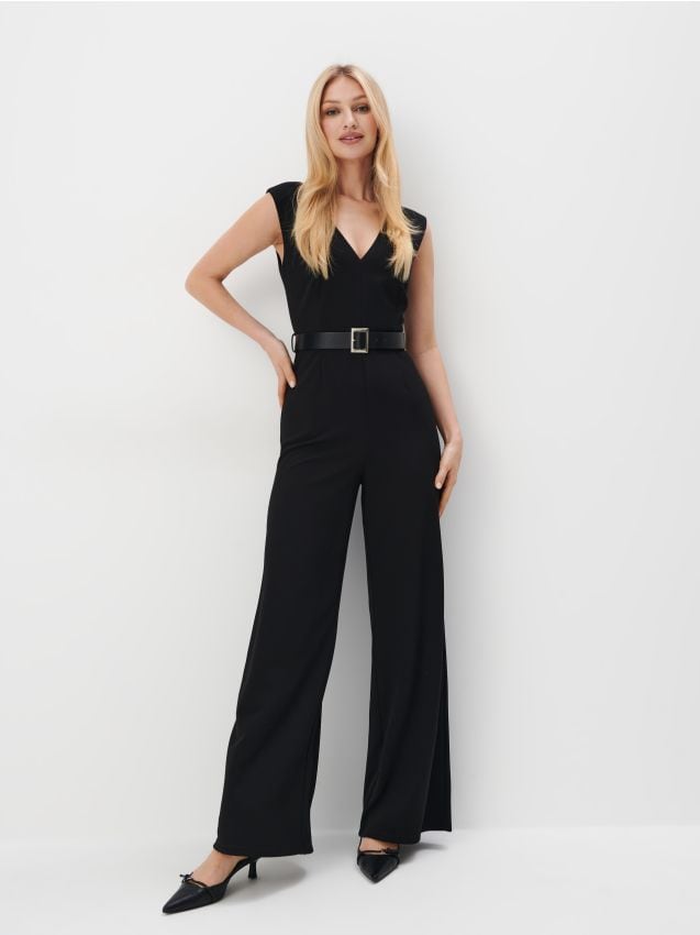 Mohito - Kombinezon z paskiem - czarny