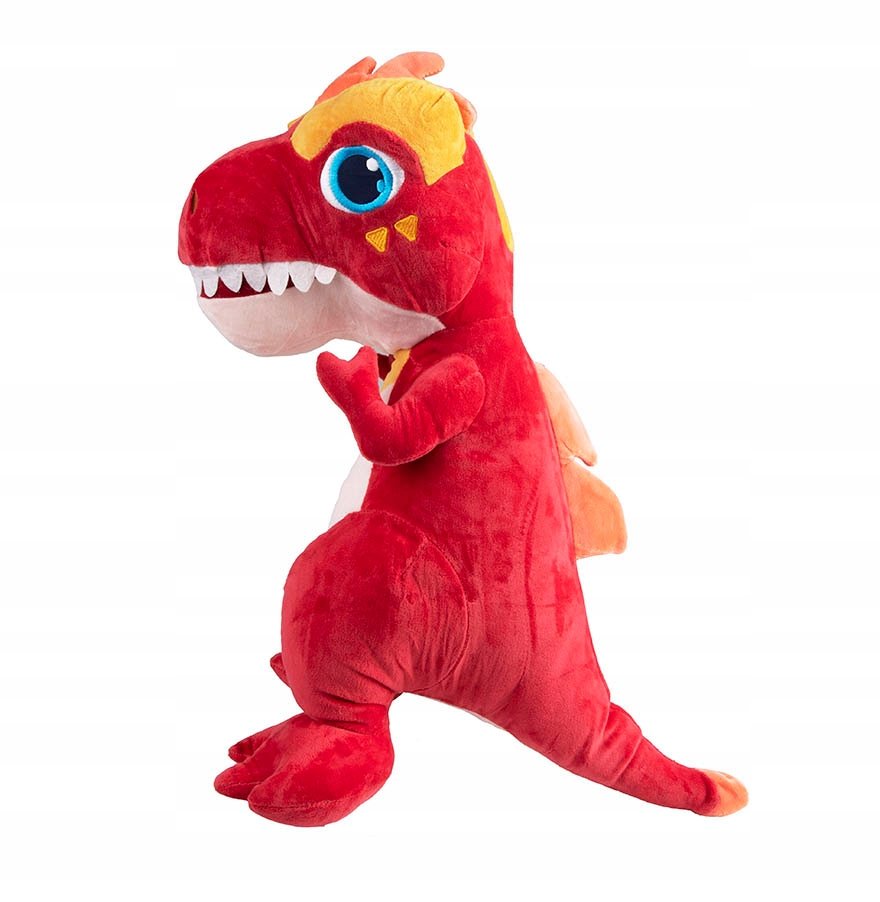 PLUSZOWY DINOZAUR T-REX UŚMIECHNIĘTY DLA DZIECI ZABAWKA PRZYTULAK 46CM