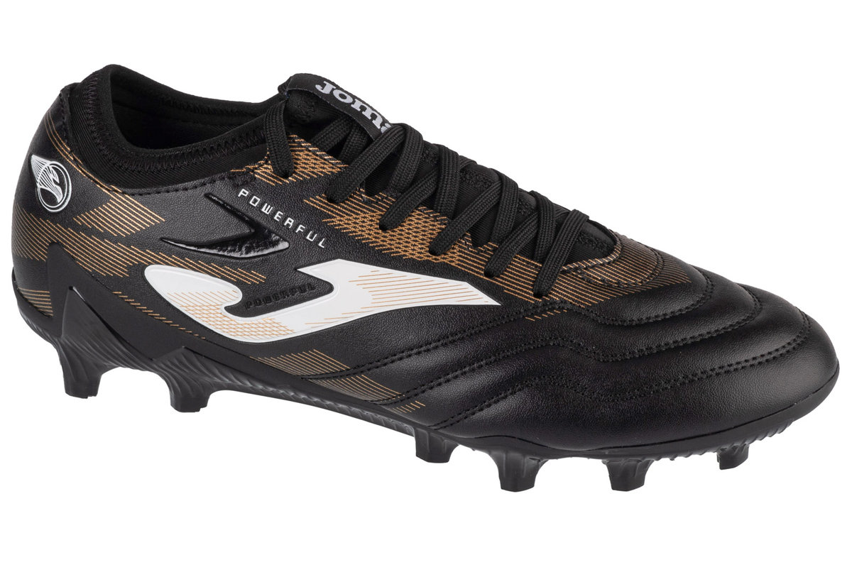 Joma Powerful 2401 FG POWW2401FG, Męskie, buty piłkarskie - korki, Czarne