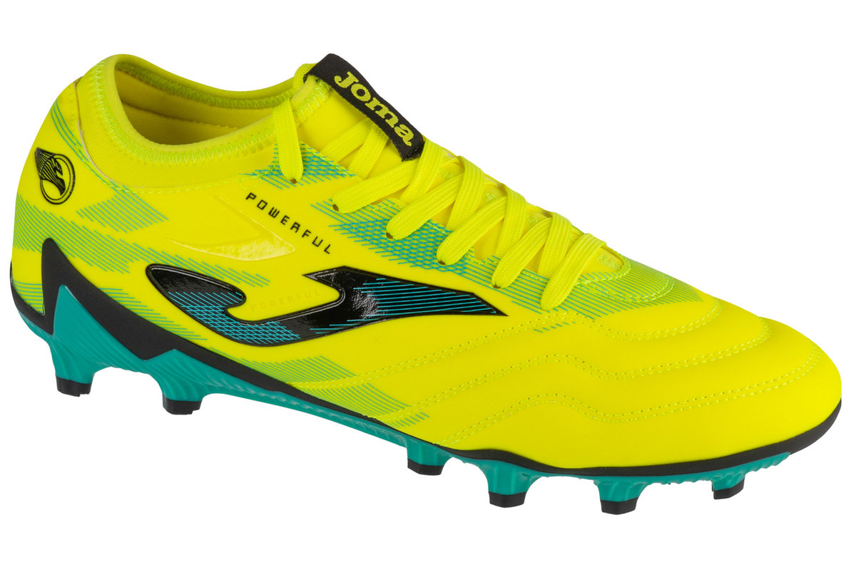 Joma Powerful 2411 FG POWW2411FG, Męskie, buty piłkarskie - korki, Żółty