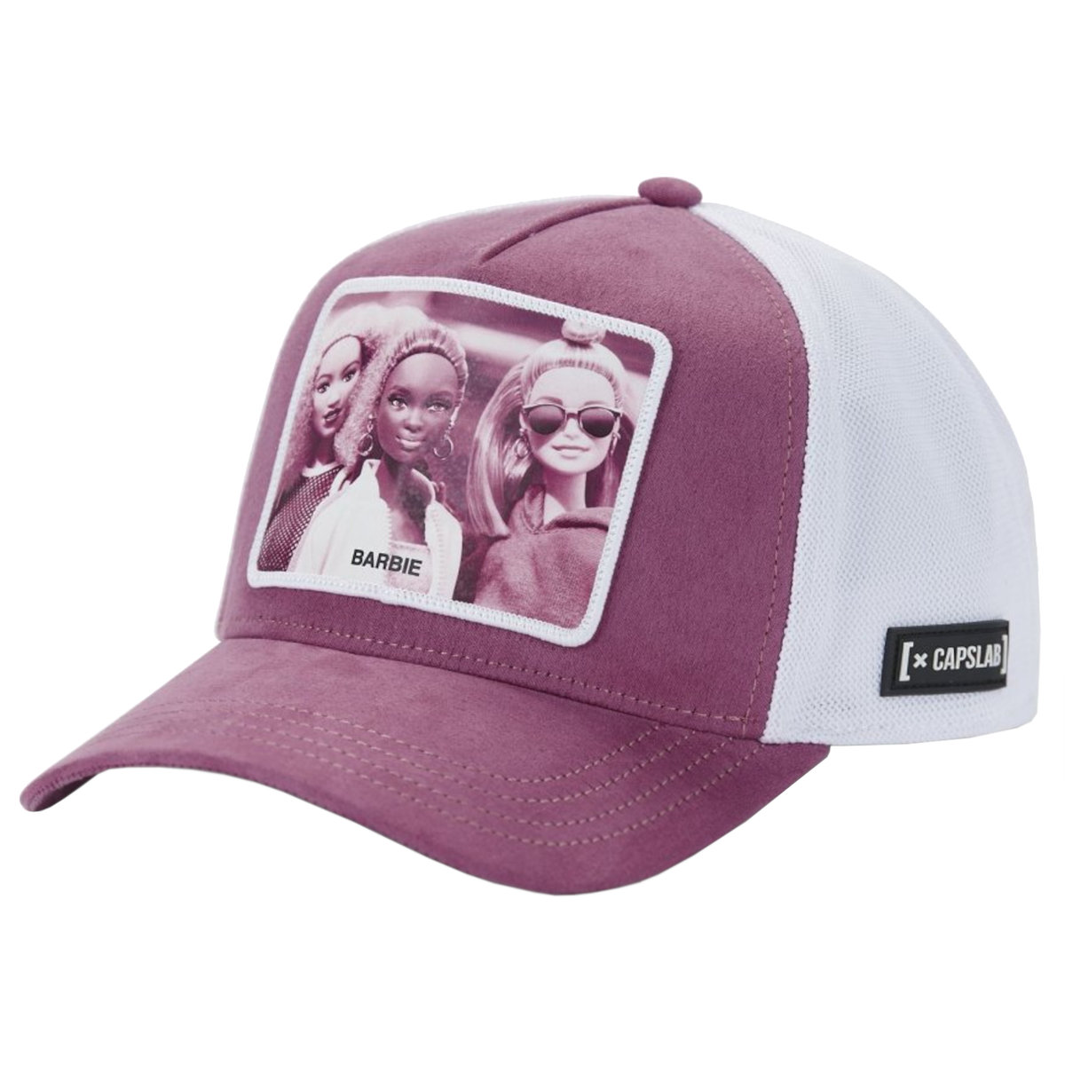 Capslab Barbie Cap CL-BA2-2-PCT-BAR, Kobieta, Czapka z daszkiem, Różowy