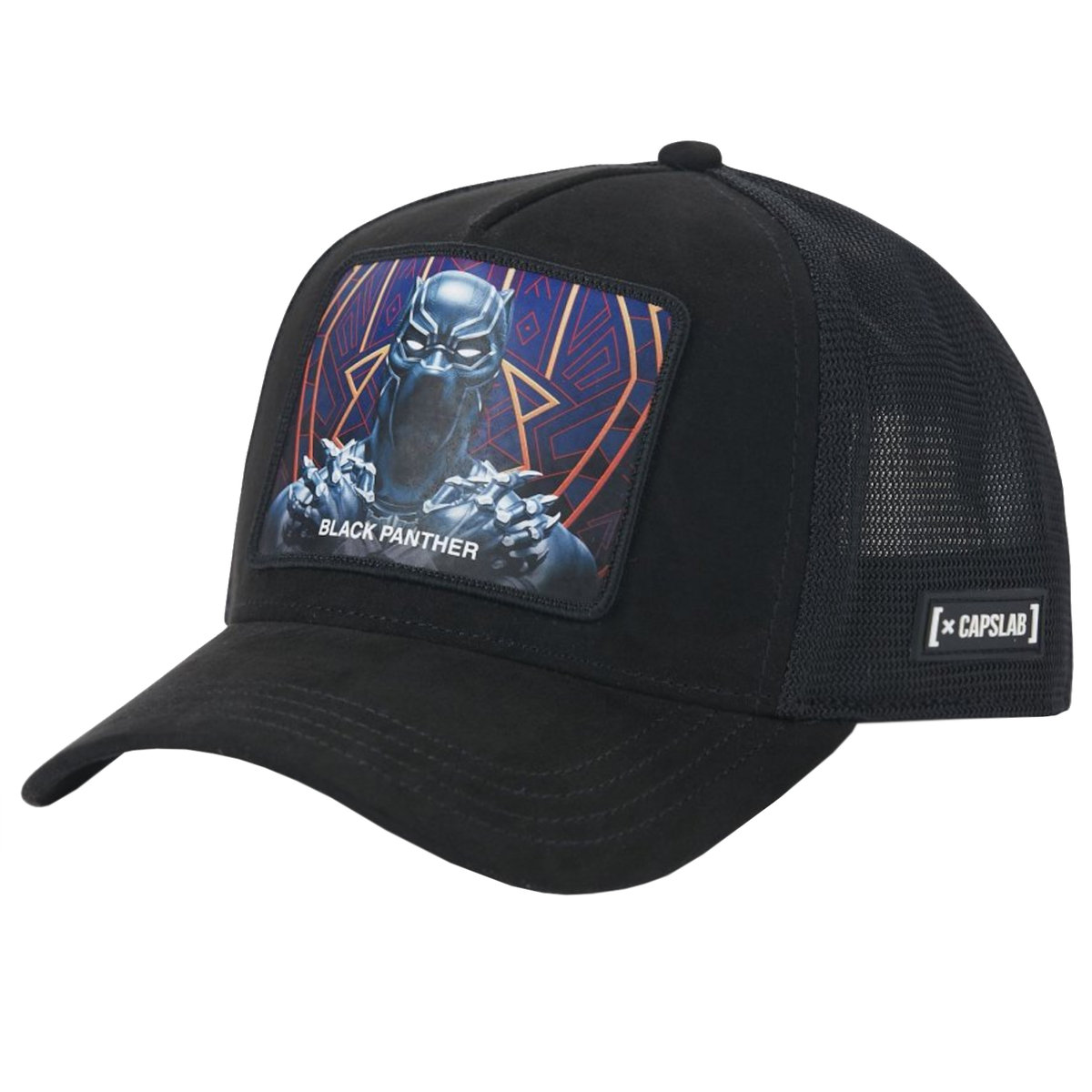 Capslab Marvel Black Panther Cap CL-MAR7-1-PCT-BPA, Mężczyzna, Czapka z daszkiem, Czarny