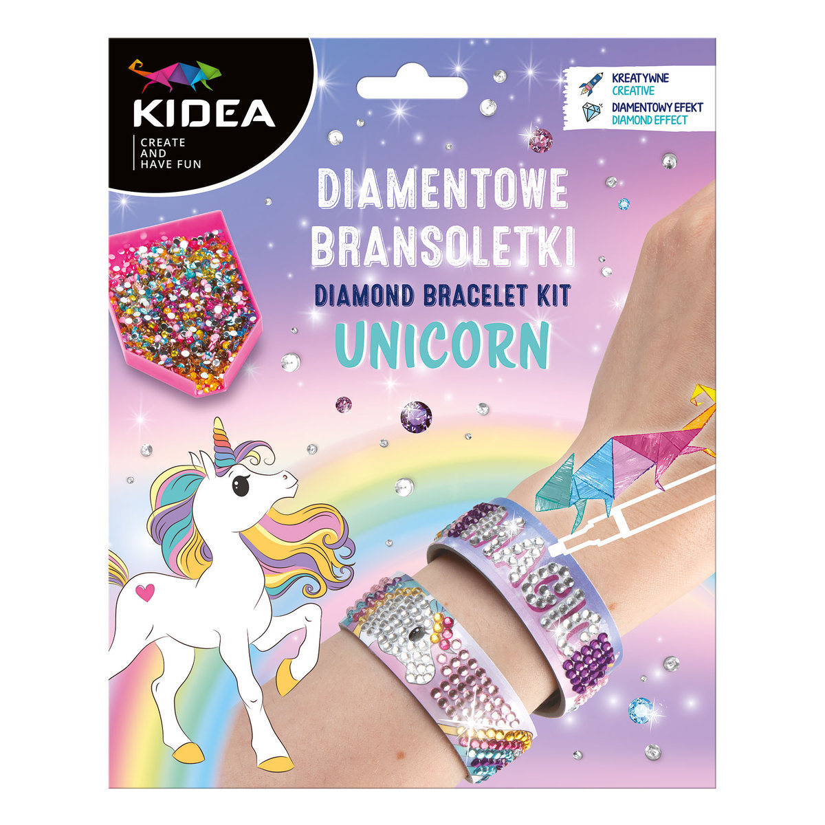 Diamentowe Bransoletki Unicorn Kidea