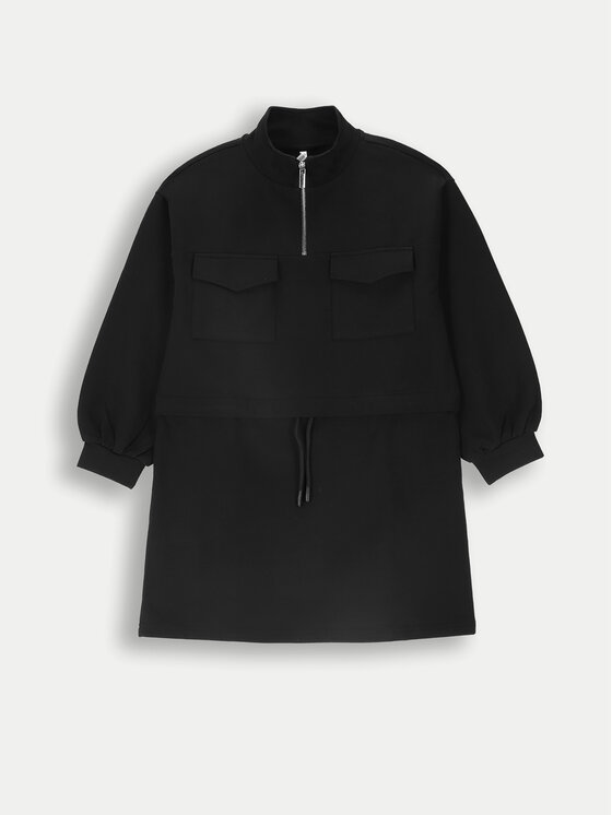 Coccodrillo Sukienka dzianinowa ZC4129101CGJ Czarny Regular Fit