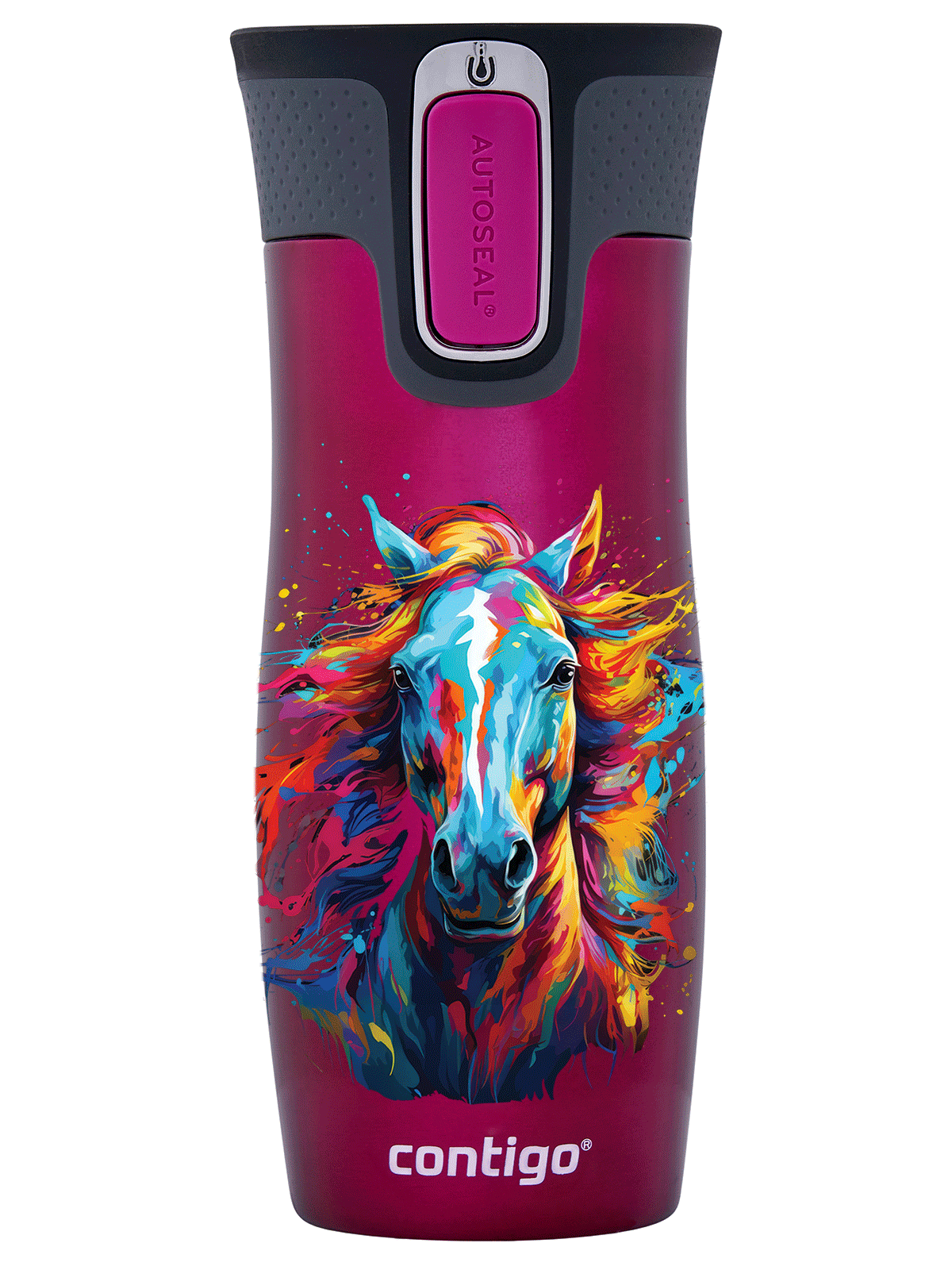 Kubek termiczny Contigo West Loop 2.0 470ml - KoĹ - Malinowy