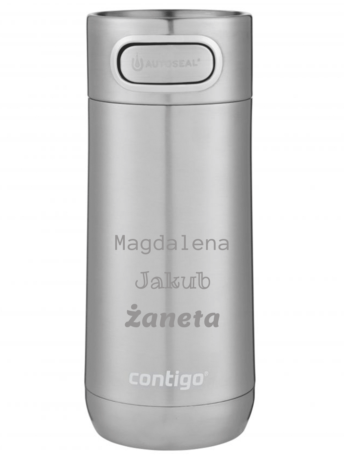 Kubek termiczny z grawerem Contigo Luxe 360ml - Stainless Steel