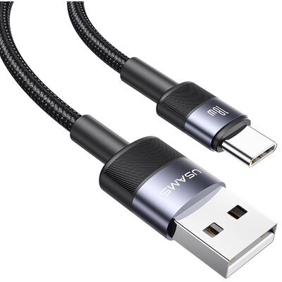 Kabel USB - USB-C USAMS SJ718 1.2m Stalowy