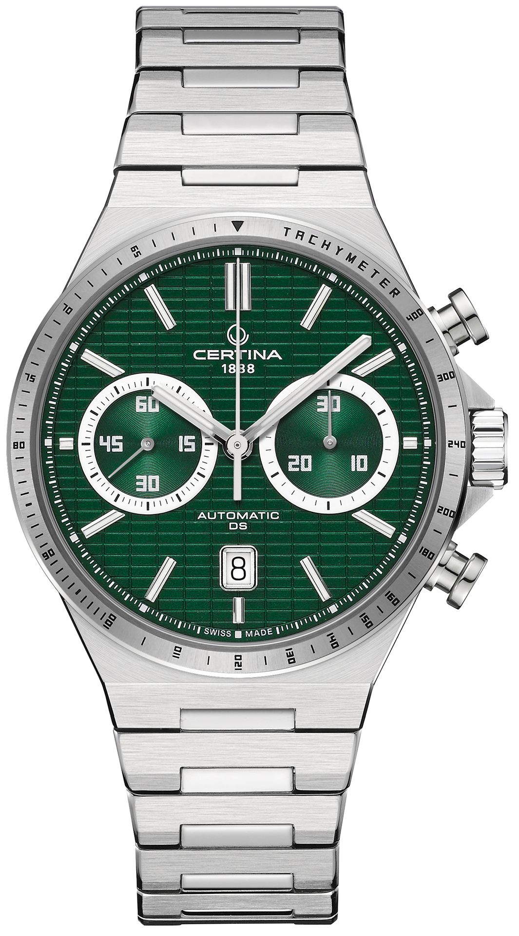 Zegarek Certina C043.427.11.091.00 DS-7 Chrono Auto Green 42mm