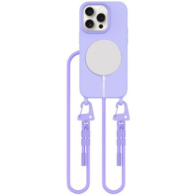 Etui TECH-PROTECT MagNecklace MagSafe do Apple iPhone 15 Pro Fioletowy