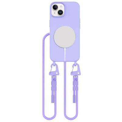 Etui TECH-PROTECT MagNecklace MagSafe do Apple iPhone 14 Fioletowy