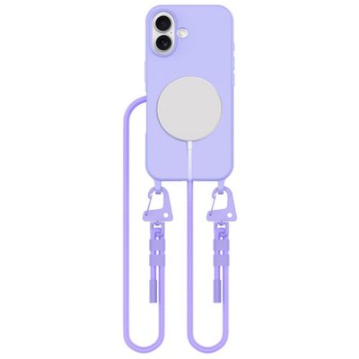 Etui TECH-PROTECT MagNecklace MagSafe do Apple iPhone 16 Fioletowy