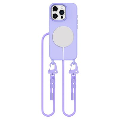 Etui TECH-PROTECT MagNecklace MagSafe do Apple iPhone 16 Pro Max Fioletowy