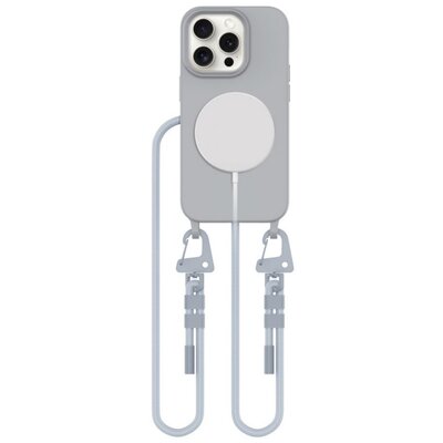 Etui TECH-PROTECT MagNecklace MagSafe do Apple iPhone 14 Pro Szary